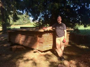 Rough Sawn Red Cedar Boards