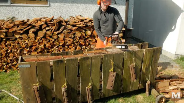 Old Firewood Cutting Jig