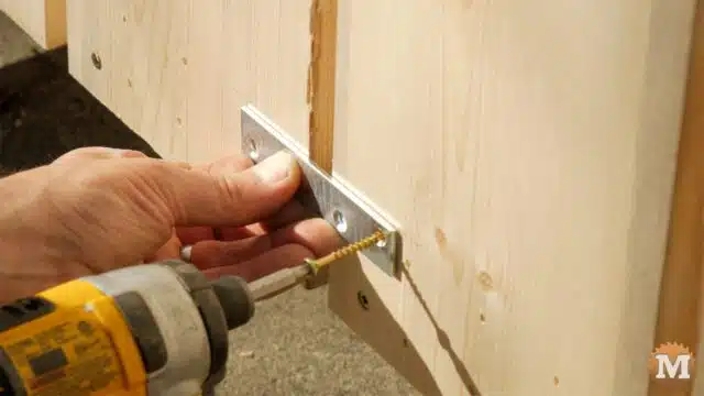 firewood cutting jig - attach mending plates