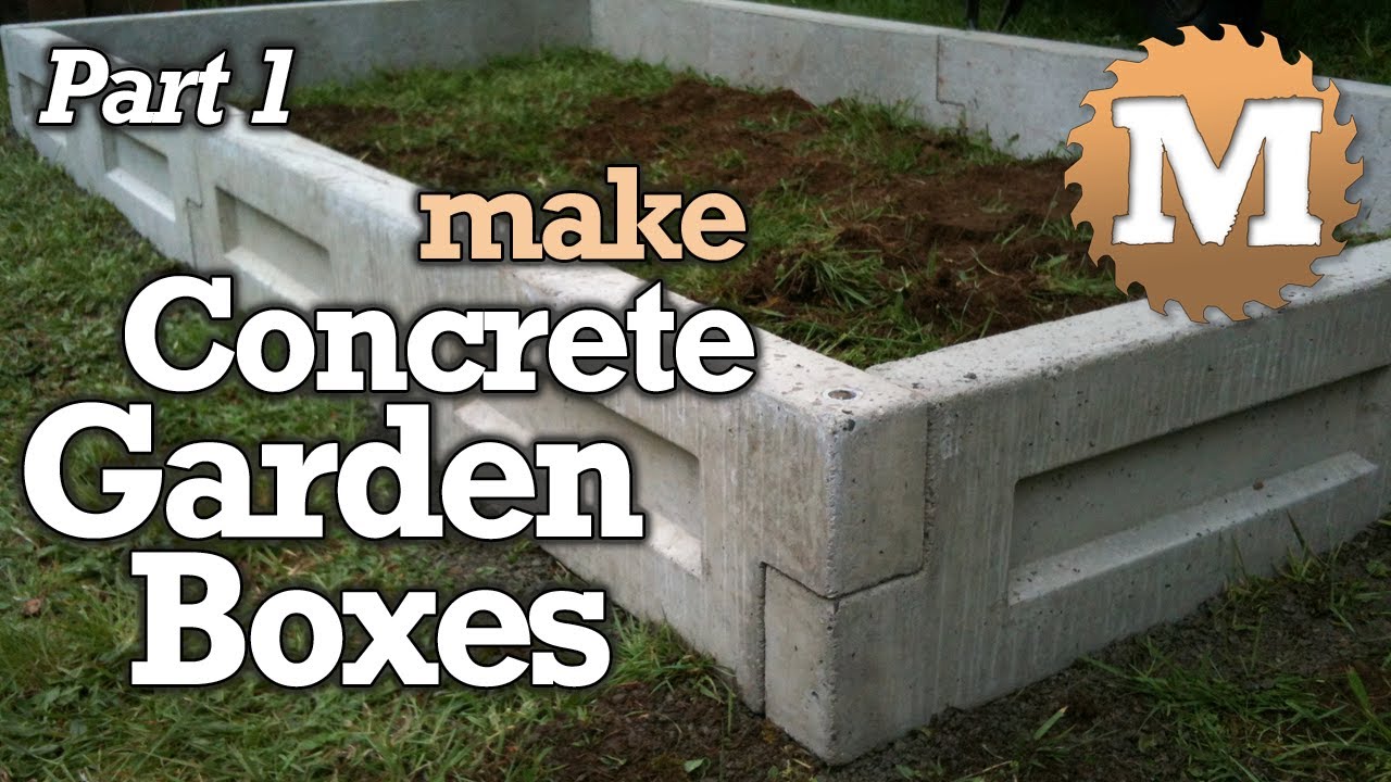 Image of Concrete garden box