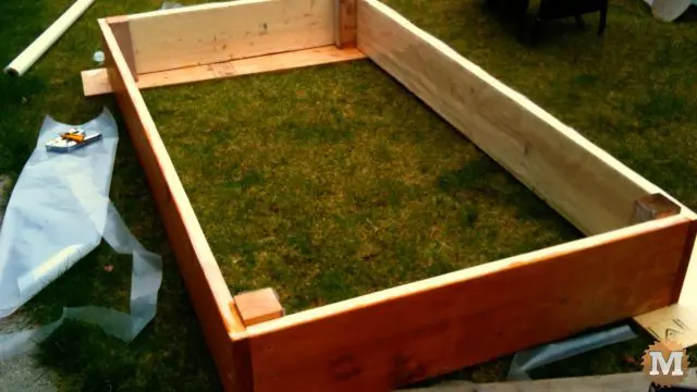 wood garden box