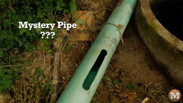 Drain Pipe with Slots down it's length