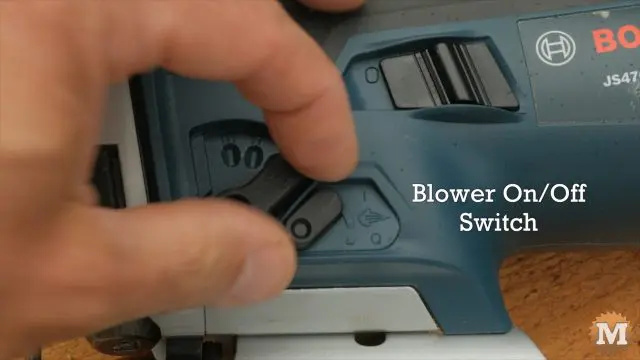 Small on/off blower switch - Bosch Jigsaw Review