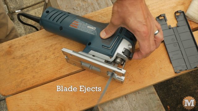 Bosch Jigsaw Review - Hot blades eject when lever is turned