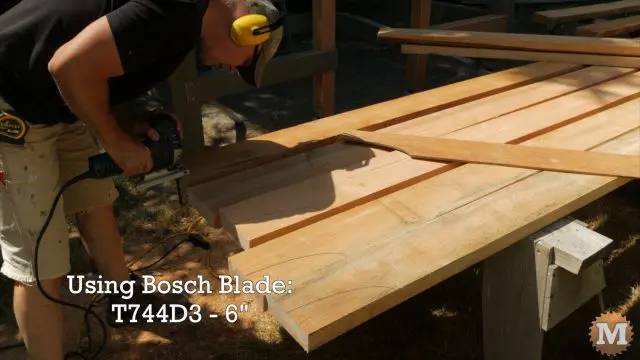 Cutting fir rafters