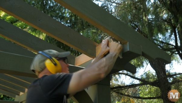 They also allow me to straighten rafters that have a twist to them - wood shed plans