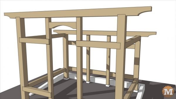 woodshed sketchup animation design plan