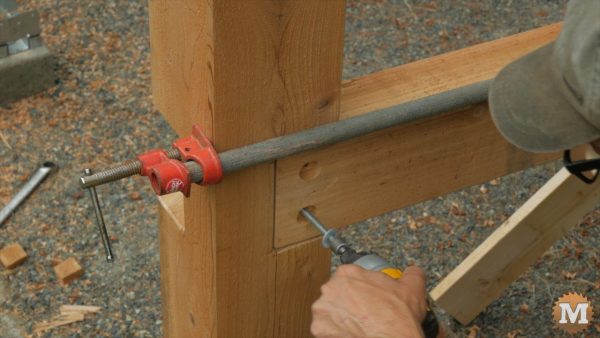 running in a lag bolt with an impact driver