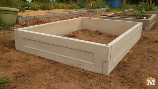 the concrete garden box plans produce a beautiful result