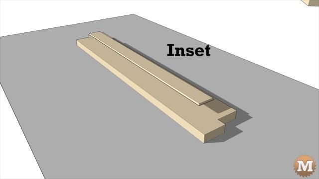 CAD model of base and inset
