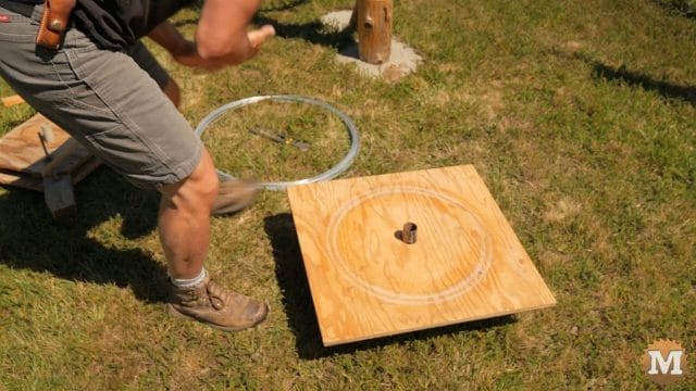 DIY spinning jenny for trellis wire unspooling