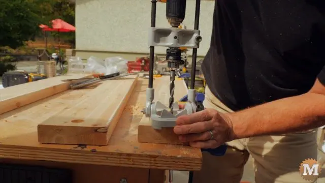 using a drill guide