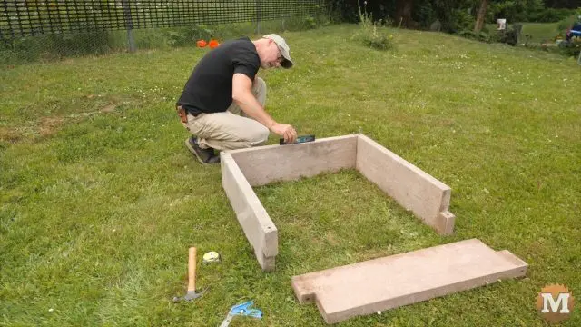 Assemble the panels into a garden box