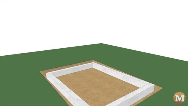 Rainwater tank footing animation