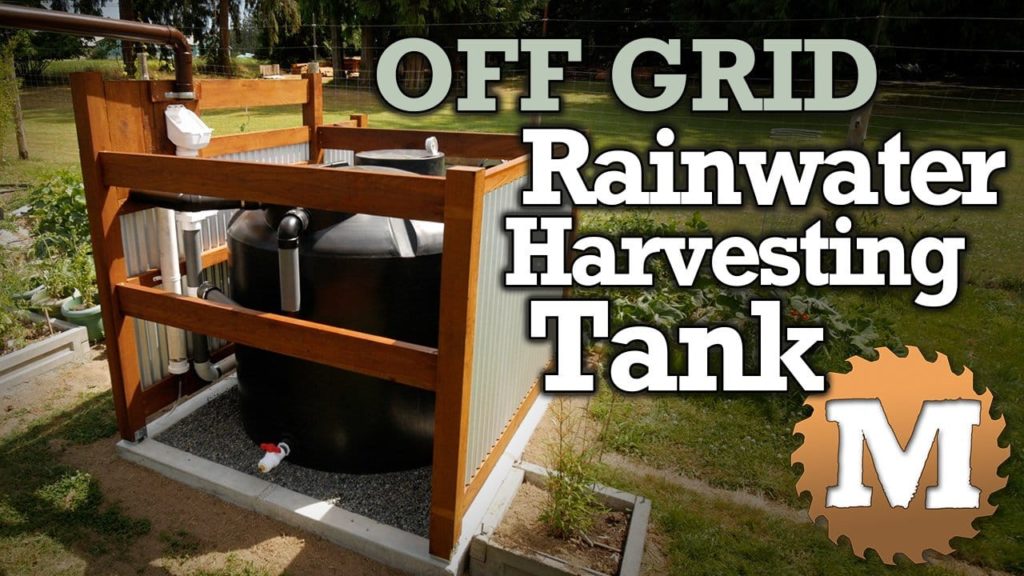 blog Off Grid Rainwater Harvesting tank Part 1 - MAN about TOOLS