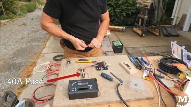 Build a control board and add a 40 amp fuse