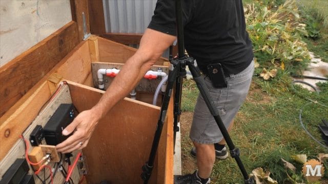 testing the RV DC water pump