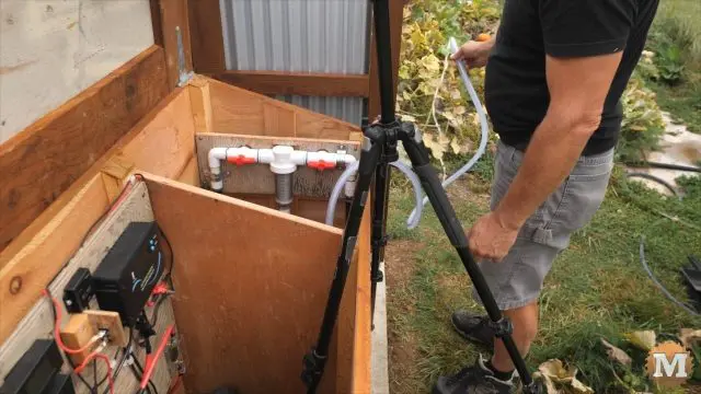 testing the RV DC water pump