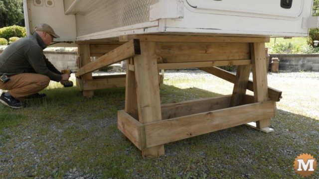 Heavy Duty Sawhorse for Camper Support A11
