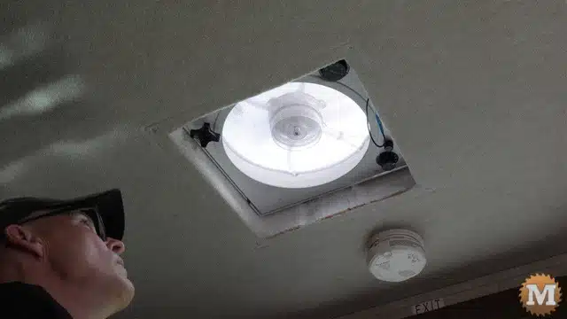 RV camper ceiling fan thermostat hack