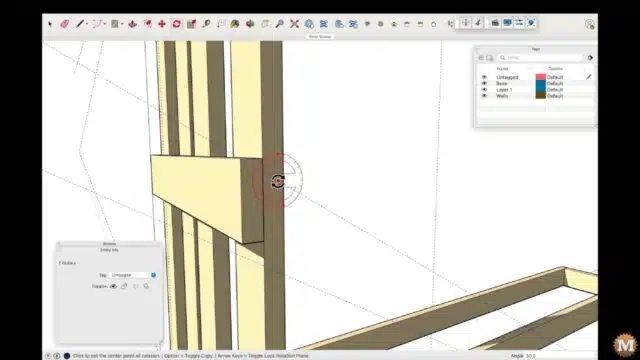 CAD 3D model construction of a firewood rack