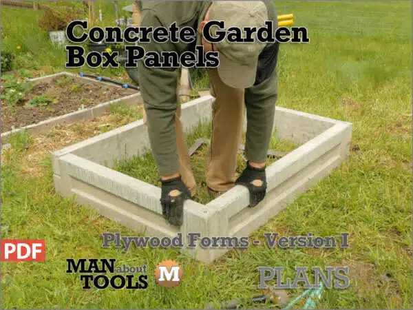 concrete garden bed molds 11 lettering