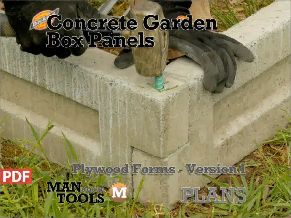 concrete garden bed molds 14 lettering