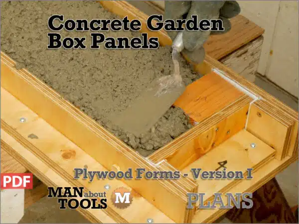 concrete garden bed molds 6 lettering