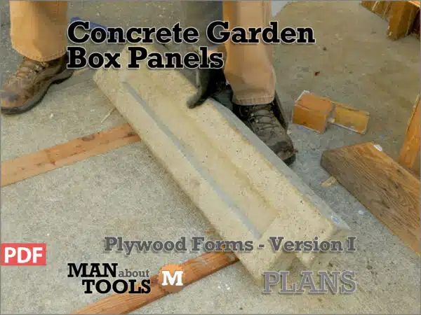 concrete garden bed molds 9 lettering