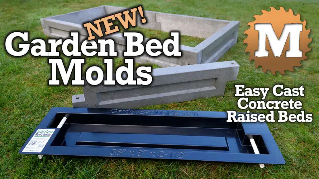 NEW Garden Bed Molds - easy cast concrete raised beds